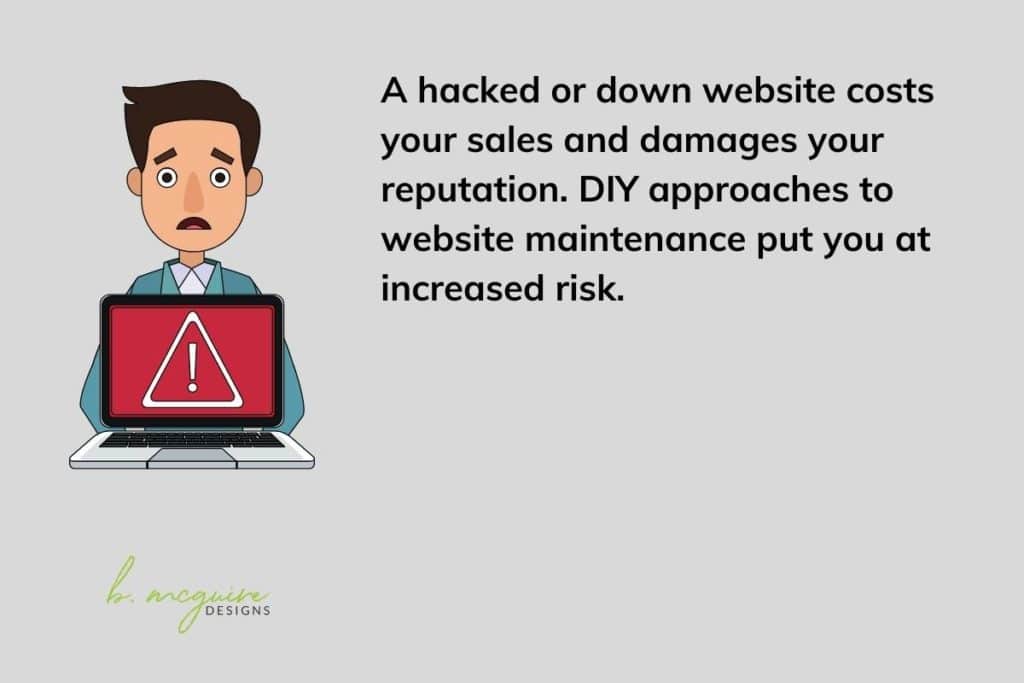 outsourcing website maintenance helps keep you safe